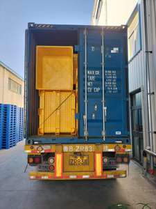 LYPALLETS gri sarı ve mavi katı plastik palet kutusu/kargo depolama için plastik palet - Product Image 6