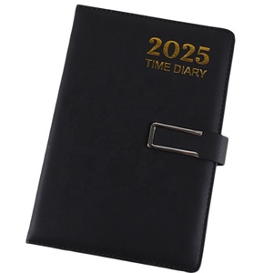 <span class=keywords><strong>2025</strong></span> A5 PU da học tập kế hoạch 12-tháng undated hàng tuần mục tiêu hành động Lịch chủ đề may keo hàng ngày máy tính xách tay bìa cứng - Product Image 1