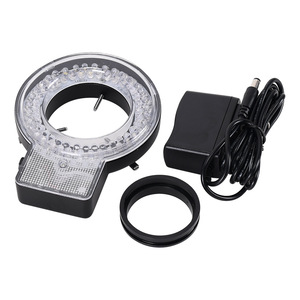 Microscope <span class=keywords><strong>LED</strong></span>-72T réglable a mené la lumière d'anneau 4 segments divisés lumière de Microscope stéréo de 72PCS <span class=keywords><strong>LED</strong></span> avec la certification de la CE RoHS - Product Image 3