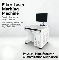 Machine de marquage laser à fibre industrielle 30W haute précision, nouvelle et très vendue, pour gravure sur métal et non-métal avec prise en charge DXF/PLT