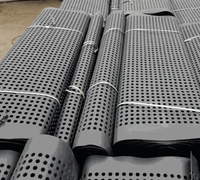Planche de drainage pour toiture verte en HDPE, système d'étanchéité et de drainage pour jardins scolaires et drainage routier haute densité