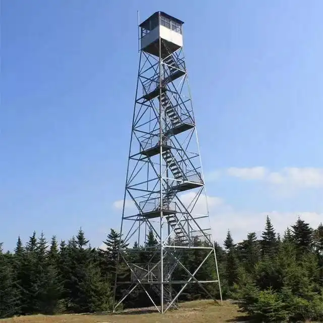 Torre de Observación de acero, estructura de reloj, celosía angular, venta al por mayor en línea