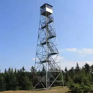 Online Wholesale Structure Watch Angle Lattice Steel Watchtower Observation Tower