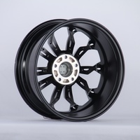 Jantes en alliage haute performance pour voitures particulières Renault Megane Clio RS, 17x7 ET40 5x114.3, finition noire usinée, haute vitesse et stabilité