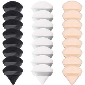 Poudre douce noire en forme de Triangle, maquillage doux en peluche, poudre libre, maquillage pour fond de teint, fard à joues bronzant - Product Image 2