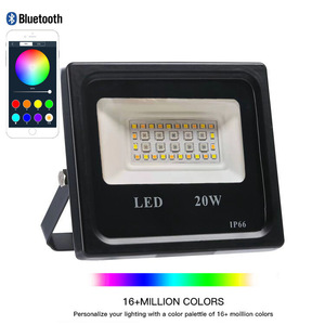 ไฟฟลัดไลท์ LED poplor 20W แอป RGBW ควบคุมแสงกว้างแสงกลางแจ้ง - Product Image 3