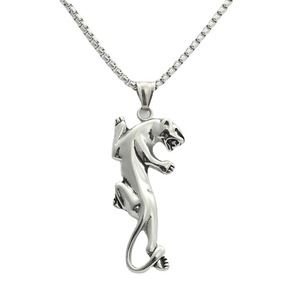 Yunnique – collier avec pendentif Lion en acier inoxydable pour hommes, Style Punk rétro, Design géométrique, bijoux à la mode - Product Image 5