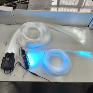 Kit de projecteur à fibres optiques 20W+9W avec effets étoiles scintillantes et étoiles filantes pour plafond de voiture, ciel étoilé pour voiture et plafond de cinéma KTV à domicile - Product Image 5