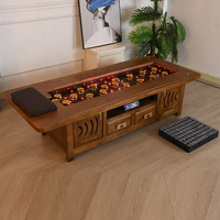Dôme de Sauna à Tourmaline pour Thérapie Traditionnelle Chinoise, Dôme Chauffant avec Compartiment de Rangement, Lumières Photoniques pour Soins de Santé