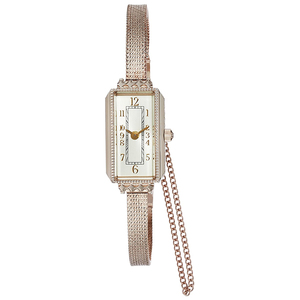 Montre <span class=keywords><strong>bracelet</strong></span> en diamant véritable pour femme, montre en acier inoxydable avec <span class=keywords><strong>maille</strong></span> en diamant - Product Image 2