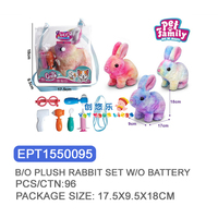 Jouets en plastique pour enfants EPT, animaux et fruits, animaux en peluche doux, ensemble pour les enfants de 2 à 4 ans et de 5 à 7 ans