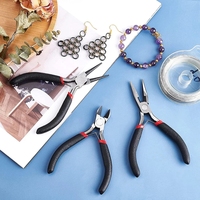 Pince professionnelle en acier inoxydable, outil pour bricolage, Kit de fabrication de bijoux, ensemble de 8 pièces
