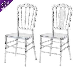Wholesale Transparent Crystal Acrylic Tiffany Chiavari <b>Chair</b> Clear Phoenix <b>Chair</b> for Outdoor Weddings Event Banquet Party - Product Image 1