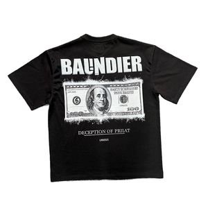 T-shirts graphiques Boxy surdimensionnés de haute qualité en coton pour hommes Style décontracté T-shirt lourd à grosses lettres imprimées pour hommes - Product Image 4