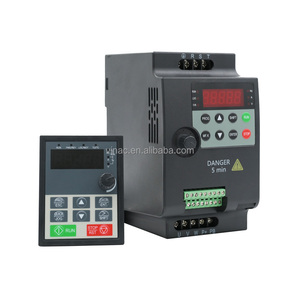 220V 380V VFD biến tần <span class=keywords><strong>AC</strong></span> ổ đĩa động cơ 0.4kw-15KW biến tần số chuyển đổi 1 giai đoạn 4kw-30kw đánh giá 750W danh nghĩa máy nén 3 - Product Image 1