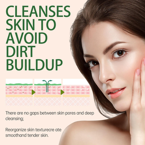 Gran oferta: Mascarilla limpiadora de té verde refrescante, mascarilla de cúrcuma, té verde y gelatina de rosas. - Product Image 3