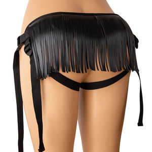 Harnais porte-dildo en cuir pour femmes, avec porte-<span class=keywords><strong>culotte</strong></span>, pour couples lesbiennes - Product Image 2