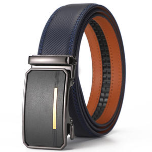 Toptan erkek rahat inek gizlemek deri altın otomatik alaşım iş lüks stil özel Logo sınır ötesi pantolon yüksek dereceli - Product Image 3