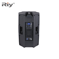 ART 715A Enceinte DJ Portable de 15 Pouces, Système Audio Actif d'Extérieur avec Impédance de 8 Ohms pour Concerts et Scènes, Alimentation CA