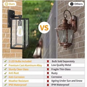 Lámpara de Pared Retro Impermeable para Exteriores, Fuente de Luz LED para Pasillo, Balcón, Lámparas de Pared Populares - Product Image 5