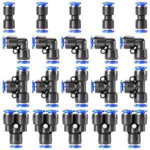 Sanya Push To Connect Fittings 3/8 Inch Plastic Stainless Steel <b>Quick</b> <b>Connector</b> Kit For Pneumatic System - Product Image 5