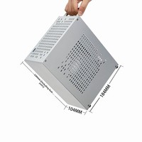 SKTC A07 Mini-ITX Mini PC, Carcasa de Aluminio para Juegos, Diseño Compacto 1U, Disipación de Calor de 43L, Fuente de Alimentación