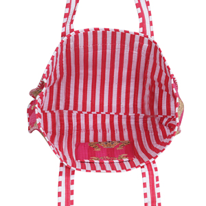 Bolso Tote Reversible Ligero Hecho a Mano de Color Sólido Acolchado de Algodón, Bolso de Compras Abierto de Moda para Todas las Estaciones, Bolso de Playa Estilo Boho - Product Image 3