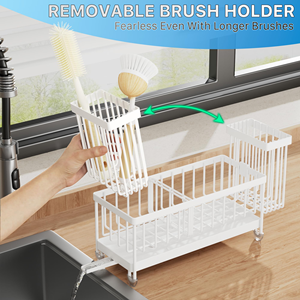 Factory Direct Compact Design Iron Storage Box Sink Towel Organizer <b>Kitchen</b> Sink <b>Caddy</b> - Product Image 2