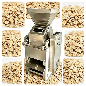 Machine à floquer les céréales en acier inoxydable 304, 450 kg/h, pour flocons d'avoine, flocons de maïs, céréales de petit-déjeuner, CE, moulin à riz - Product Image 1