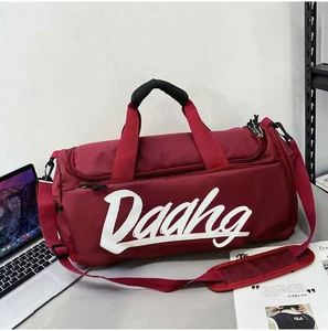 Bolsa de lona redonda LILALILA en tela de algodón, estilo casual, con asa única, bolsa de viaje con cierre de cremallera y personalizable. - Product Image 5