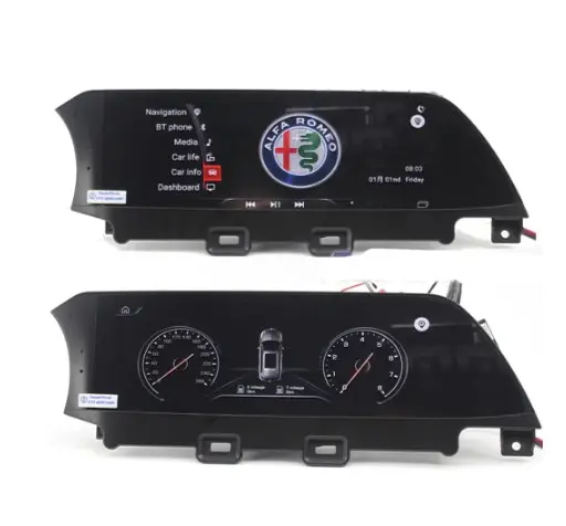 UPSZTEC-REPRODUCTOR Multimedia para coche, unidad principal de navegación GPS estéreo, Android 10,0, 1920x720, para Alfa Romeo Stelvio Carplay