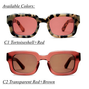 Gafas de Sol de Diseño para Hombre, Cuadradas, UV400, Metálicas, 2026, Personalizadas, con Marco de PC para Mujer - Product Image 1