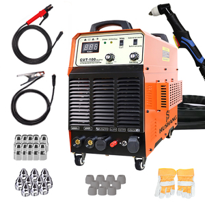 Cortadora <span class=keywords><strong>de</strong></span> Plasma LGK <span class=keywords><strong>de</strong></span> Grado Industrial con Compresor <span class=keywords><strong>de</strong></span> Aire Incorporado <span class=keywords><strong>de</strong></span> 80 Amperios y 380 V, Máquina <span class=keywords><strong>de</strong></span> Corte por Plasma 2 en 1 CUT/MMA - Product Image 1