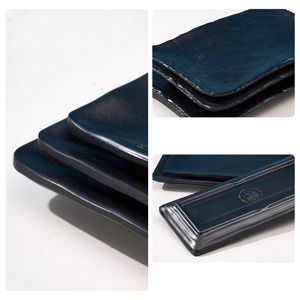 Экологически чистый Меламиновый набор посуды для Корейского барбекю ресторана черный горячий горшок диск прямоугольное круглое блюдо с растительным узором - Product Image 4