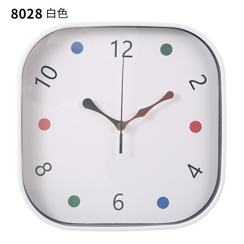 Carré blanc coloré, 27,5 cm