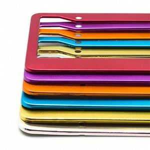 Placa de Matrícula de Automóvil Personalizada de Aleación de Aluminio, Económica, Estándar de EE. UU., Promocional, Mate, Duradera, con Logotipo Personalizado al por Mayor - Product Image 6