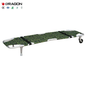 Camilla Plegable de Aleación de Aluminio para <span class=keywords><strong>Ambulancia</strong></span> con Ruedas, Certificación CE, <span class=keywords><strong>Fuente</strong></span> de Alimentación Manual para Dispositivos de Primeros Auxilios - Product Image 2