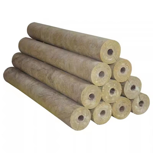 Prezzo di fabbrica isolante lana di <span class=keywords><strong>roccia</strong></span> resistente al fuoco tubo 120Kg/m³ materiali di isolamento termico tubo di lana di <span class=keywords><strong>roccia</strong></span> - Product Image 1