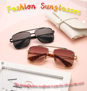 VASHAP <span class=keywords><strong>8180</strong></span> Pilot Khung Sunglasses UV400 Kim Loại Vintage Phụ Nữ Đàn Ông Kính Mặt Trời Retro Thiết Kế Độc Đáo Shades - Product Image 2