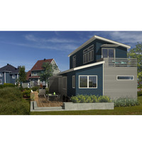 Matériel de Construction en bois massif, installation rapide, 4 chambres à coucher, maisons préfabriquées pour une grande famille, Construction rapide