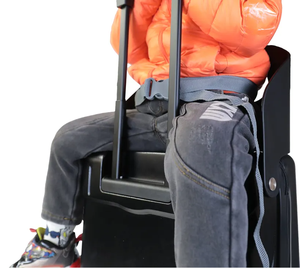Ensemble de valises parent-enfant complet avec siège bébé rétractable, dossier rembourré, options multi-tailles, <span class=keywords><strong>valise</strong></span> légère - Product Image 3