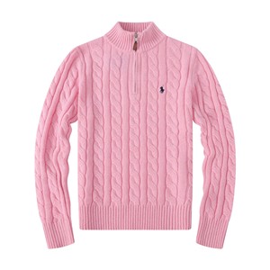 Luxe hiver décontracté broderie Logo classique affaires 1/4 demi fermeture éclair manches longues ajustement tricot <span class=keywords><strong>pull</strong></span> <span class=keywords><strong>pull</strong></span> <span class=keywords><strong>pull</strong></span> pour hommes garçon - Product Image 6