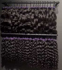 Extensions de Cheveux 100% Vierges à Cuticules Alignées, Perruques de Cheveux Humains Vietnamiens Bruts en Lots Noirs pour Femmes - Product Image 2