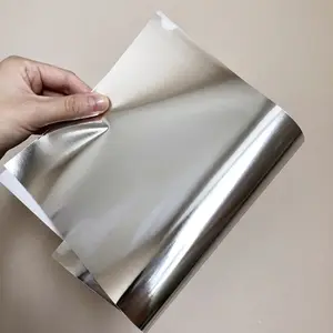 Производство различных золотых/серебряных алюминиевых фольг стикер цвет A4 самоклеящийся лист бумаги