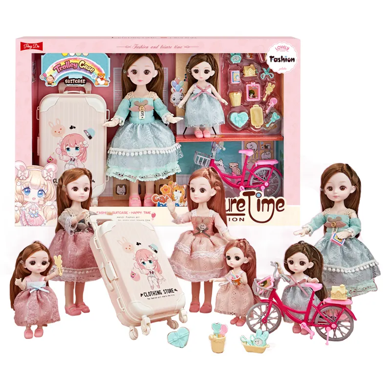 New arrival Juguetes Fashion Doll toys accessories11 inches beauty girl doll set