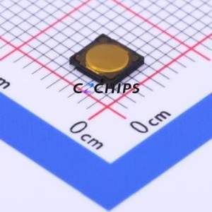 PTS530GS065SMTRLFS Tactile Switch SMD-4P,4.5x4.5mm Switch Single Pole Single Throw Round Button 6N Vertical Mount - Product Image 1