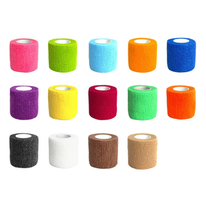 卸売 カラフル 5cm 粘着包帯 タトゥーグリップラップテープ ベットラップ包帯 弾性粘着包帯 スポーツ用 - Product Image 3
