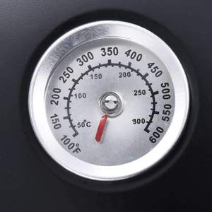 Barbecue d'extérieur instantané en fonte et acier inoxydable, type seau, au charbon de bois, avec fonction fumoir - Product Image 3