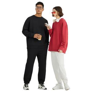 Compagnon vert |   Sweat-shirt rétro lourd à motif cœur vintage, style américain, lavé, batik, 420g - Product Image 4