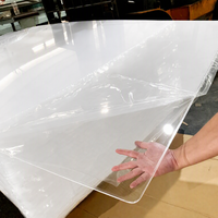 Plaque en acrylique transparente, panneau en plastique solide, taille personnalisée pour l'affichage et la fabrication